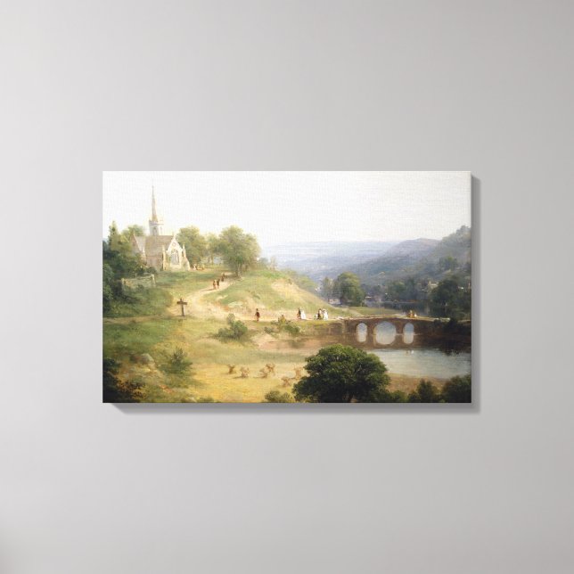 Asher Brown Durand Sunday Morning Leinwanddruck (Vorderseite)