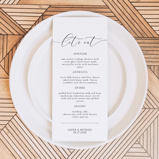 ASHER Moderne Élégante Calligraphie Menu Script (Créateur téléchargé)