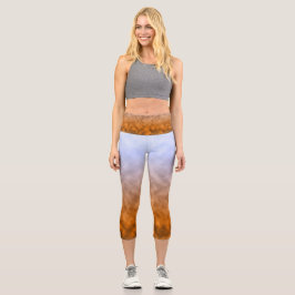 Ashes Into Aurora Capri Leggings
