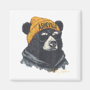 Asheville Bär Wnc Hippie Avl North Carolina Berg Magnet