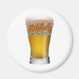 Asheville-Bier-Stadt USA Magnet