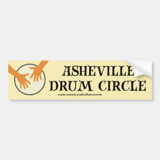 Asheville Drum Circle Autoaufkleber