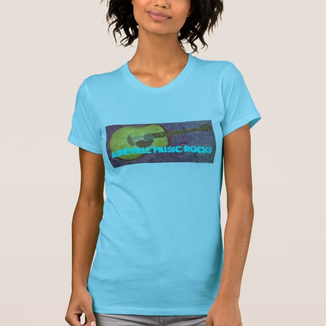 Asheville-Musik-Felsen T-Shirt (Vorderseite)