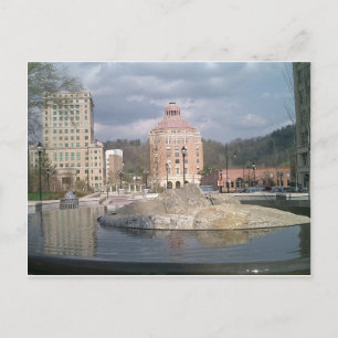 Asheville nc bruntain postkarte