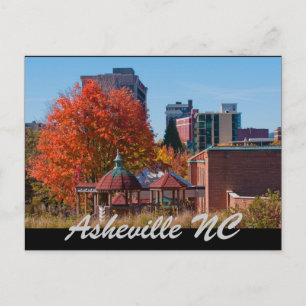 Asheville NC Postkarte