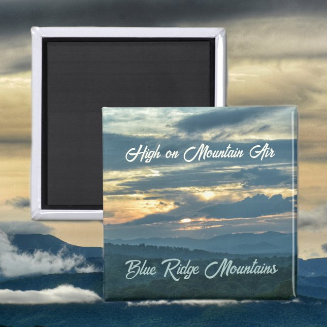 Asheville North Carolina Blue Ridge Mountains Magnet (Von Creator hochgeladen)