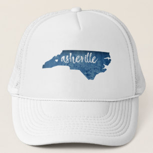 Asheville North Carolina Holzkörner Truckerkappe
