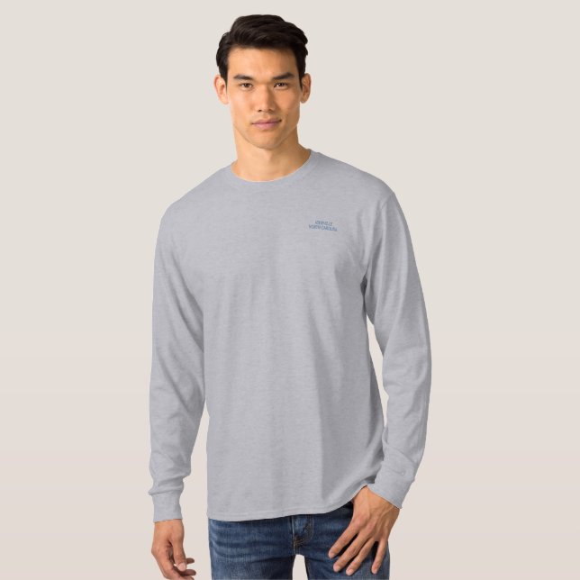 Asheville North Carolina Langärmel T-Shirt (Vorne ganz)