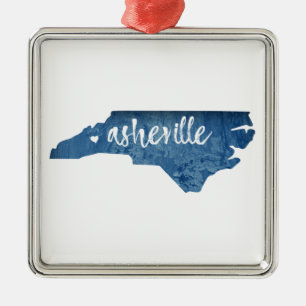 Asheville, North Carolina Ornament Aus Metall