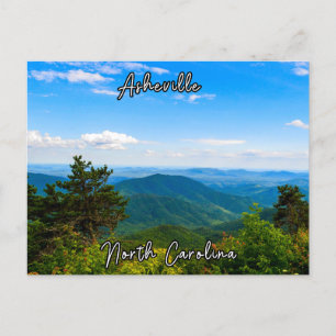 Asheville North Carolina Postkarte