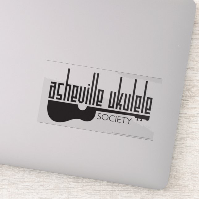 Asheville Ukulele Society Aufkleber (Detail)