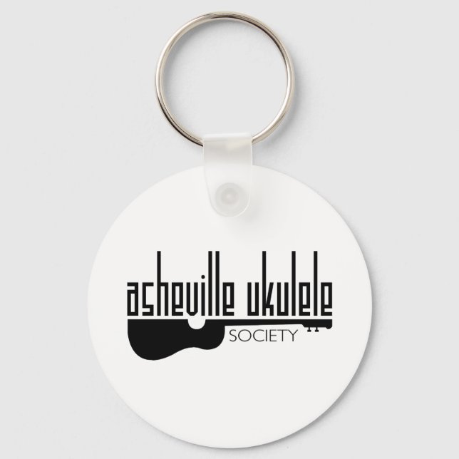 Asheville Ukulele Society Schlüsselanhänger (Vorderseite)