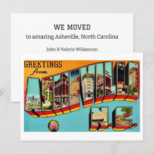 Asheville Umzugsadresse Ankündigung