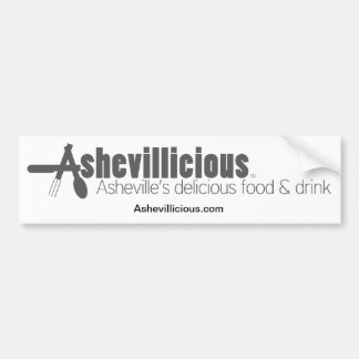 Ashevillicious Autoaufkleber