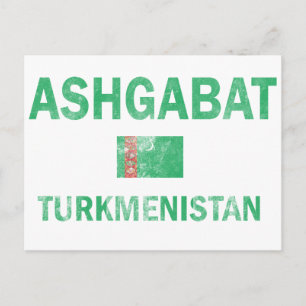 Ashgabat Turkmenistan Designs Postkarte