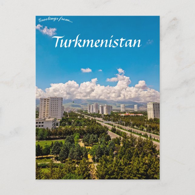 Ashgabat Turkmenistan Postcard Postkarte (Vorderseite)
