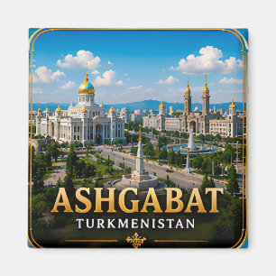 Ashgabat Turkmenistan Zentralasien Reise 📍 Magnet