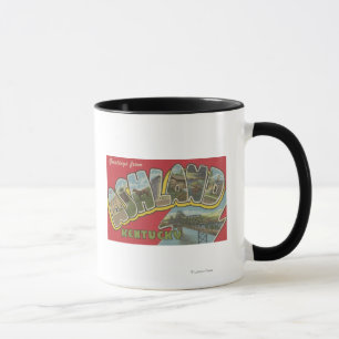 Ashland, Kentucky - Große Briefmarkenszenen Tasse