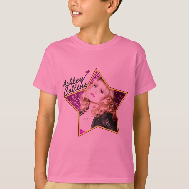 Ashley Collins Kinder spielen rosa T-Shirt die (Vorderseite)