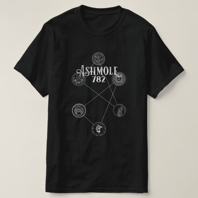 Ashmole 782 d'un T-shirt à la découverte de sorciè (Design devant)