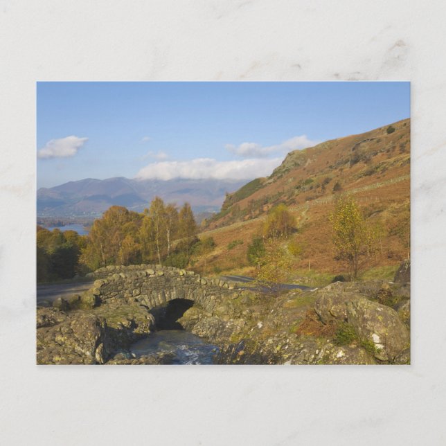 Ashness Bridge, Lake District, Cumbria, England Postkarte (Vorderseite)