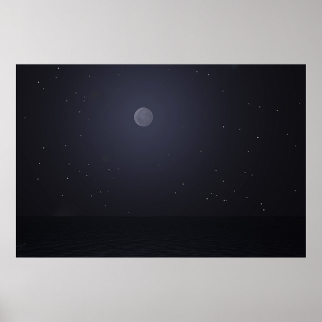 Ashnight with Stars Poster (Vorne)