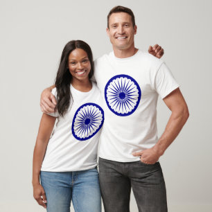 Ashoka Chakra (1947-1950): Symbol Classic Round St T-Shirt