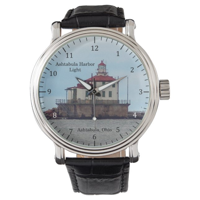 Ashtabula Harbour Light watch Armbanduhr (Vorderseite)
