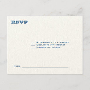 Ashton Bar Mitzvah Hochzeit UAWG 369 RSVP Karte