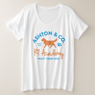 Ashton & Co. K9 Academy Femme Logo 2c Blanc