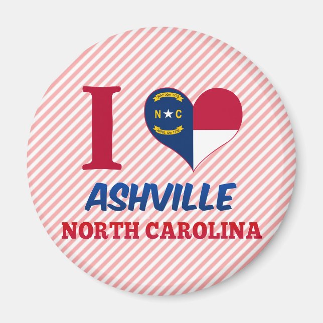 Ashville, North Carolina Magnet (Vorne)