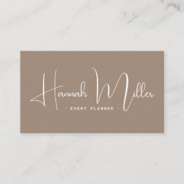Ashwood | Modernes Elegantes Minimalistisch Visitenkarte