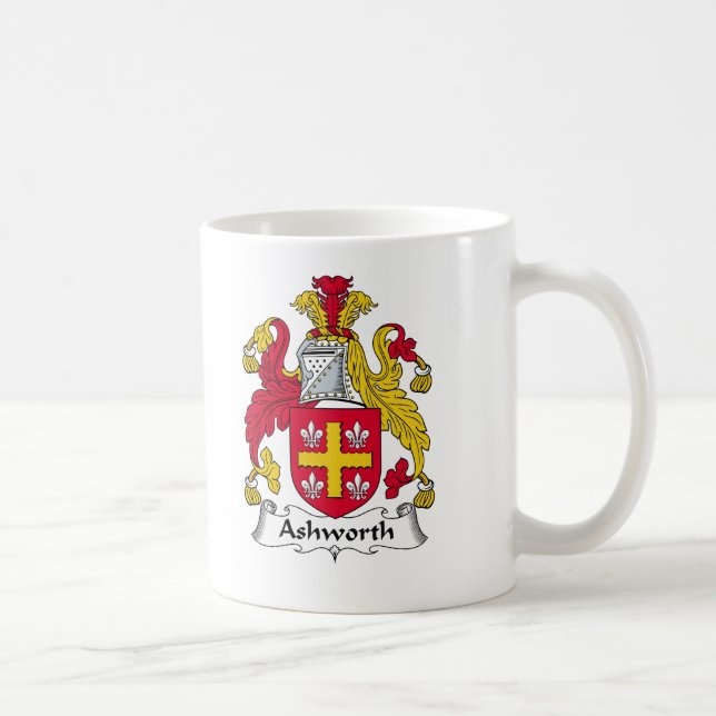 Ashworth Familienwappen Kaffeetasse (Rechts)
