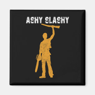 Ashy Slashy Graphic Halloween Phantastisch Apparel Magnet