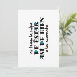 Así de bien a los 40 einladung