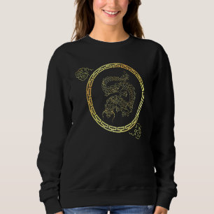 Asia Animal Mysthet Dragon Fantasy Chinese Cultu Sweatshirt