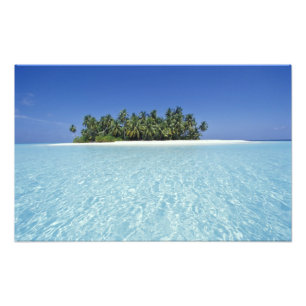 ASIA, Malediven, Ari Atoll, unbewohnt Fotodruck