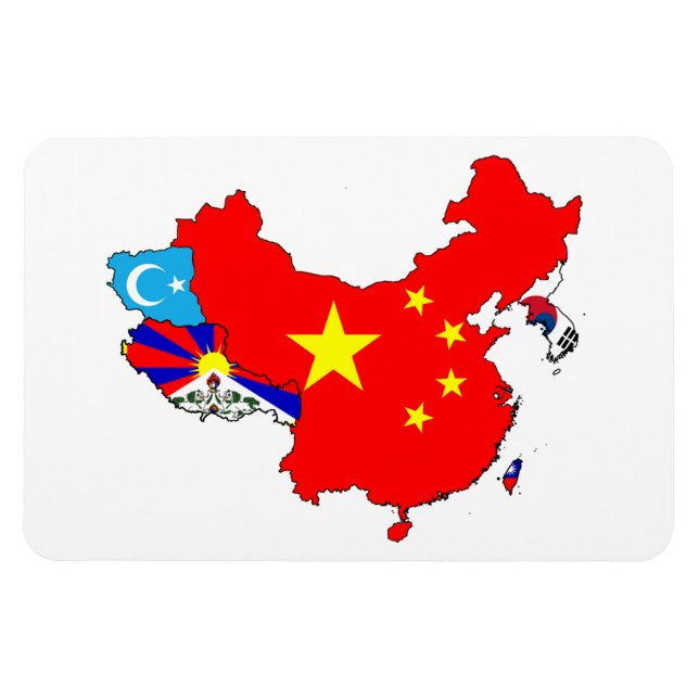 ASIA MAP MAGNET (Horizontal)