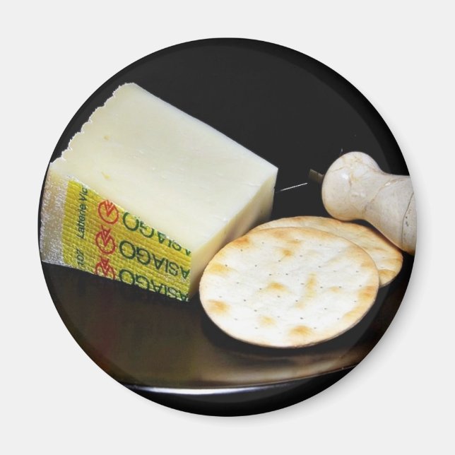 Asiago Pressato Cheese Magnet (Vorne)