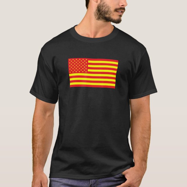 Asian American Flag T-Shirt (Vorderseite)