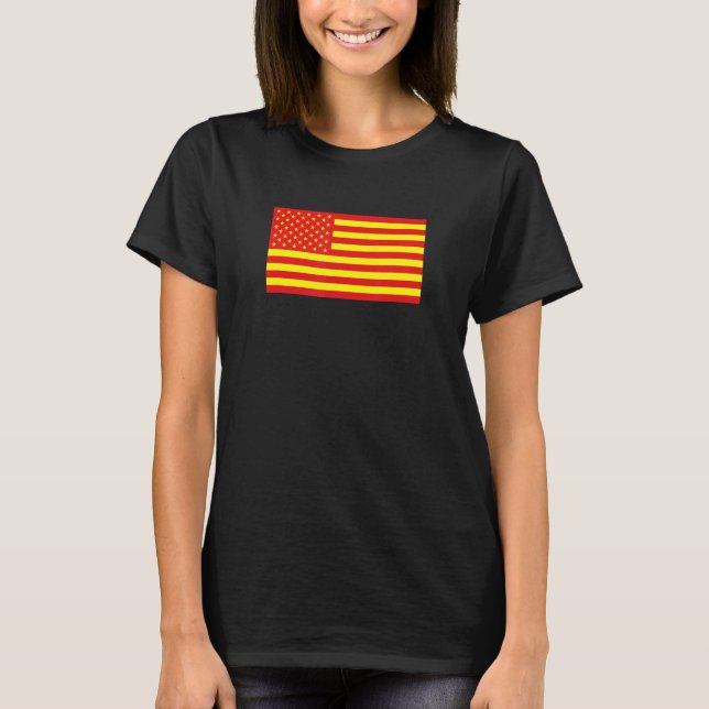 Asian American Flag T-Shirt (Vorderseite)