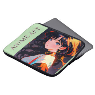 Asian anime cute girl designトートバッグ laptopschutzhülle