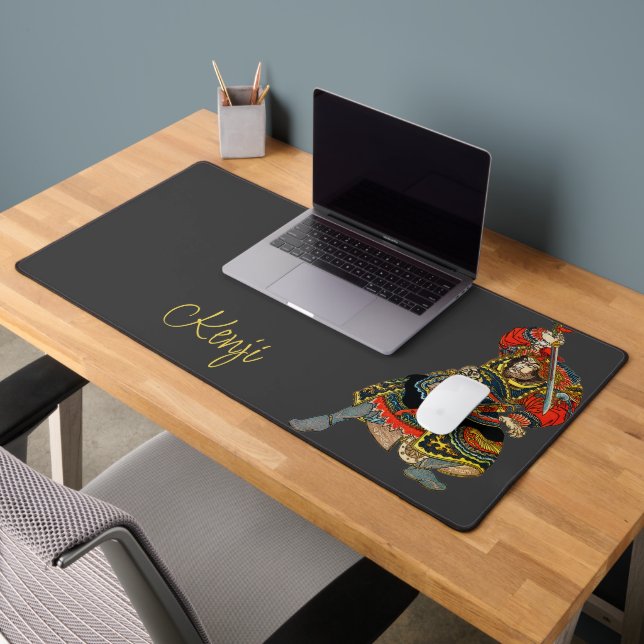 Asian Art Samurai Warrior Desk Mat Schreibtischunterlage (Büro 2)