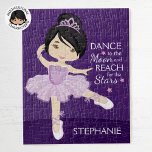 Asian Ballerina<br><div class="desc">Personalisieren Sie das multikulturelle Ballerina-Puzzle. Bitte Karo mehr von meinen personalisierten Ballerina Geschenken.</div>