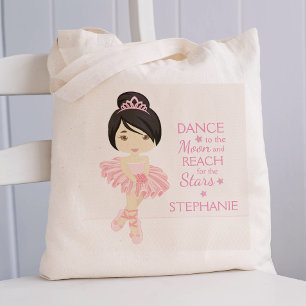Asian Ballerina Personalisiert Tragetasche