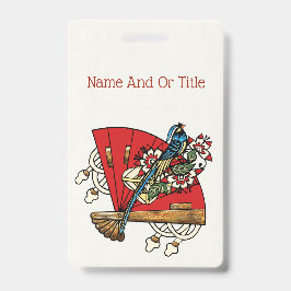 Asian Bird Deko Ausweis