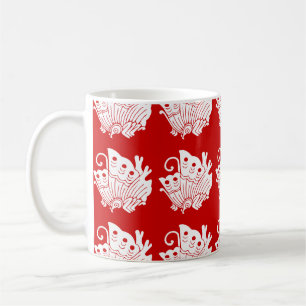Asian Butterfly Japanese Kamon Design Kaffeetasse