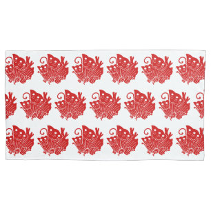Asian Butterfly Japanese Kamon Design Kissenbezug