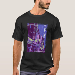 Asian City Street Cool Vaporwave Retro Fun 80er T-Shirt