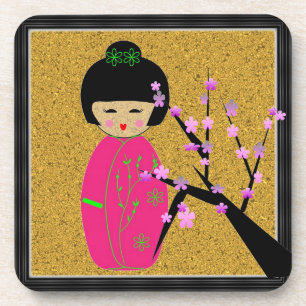 Asian Dolls Getränkeuntersetzer